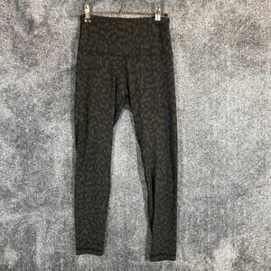 Lululemon Pants Womens 6 Black Camo Align 25" High Rise Yoga Leggings Gym